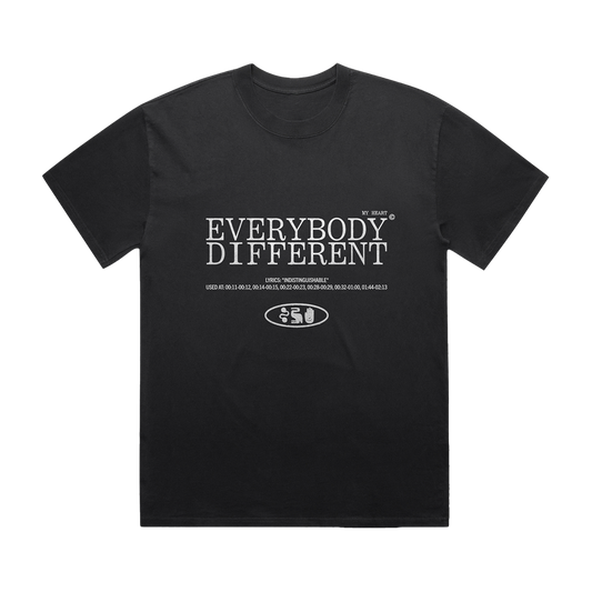 Different Black T-Shirt