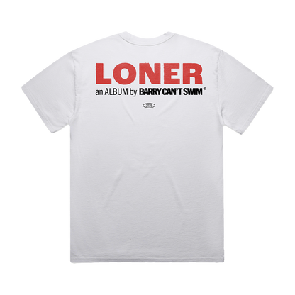 Loner White T-Shirt